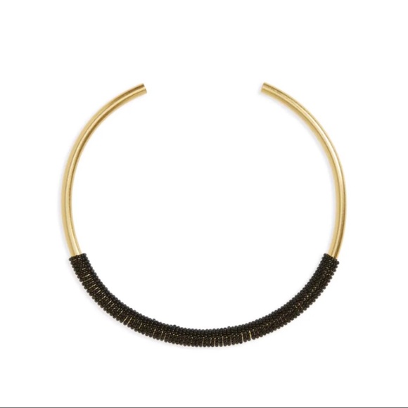 Madewell black seed bead wrapped choker!!! - Picture 2 of 4